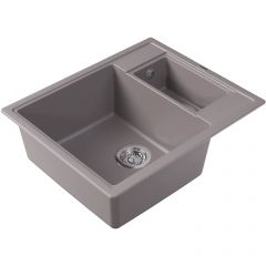 Мойка кухонная прямоугольная Florentina (Флорентина) Липси 620K Грей (20.465.D0620.305)