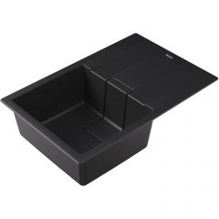 Мойка кухонная прямоугольная Florentina (Флорентина) Ривьера 780 Антрацит (20.480.C0780.302)