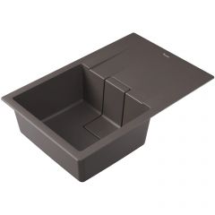 Мойка кухонная прямоугольная Florentina (Флорентина) Ривьера 780 Серый шелк (20.480.C0780.307)