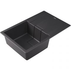 Мойка кухонная прямоугольная Florentina (Флорентина) Ривьера 780 Черный (20.480.C0780.102)