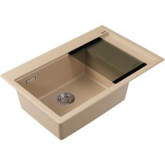 Мойка кухонная прямоугольная Florentina (Флорентина) Россана 780 Бежевый (20.500.C0780.104)