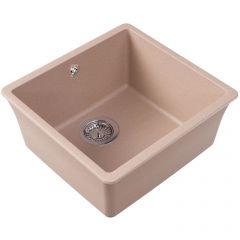 Мойка кухонная прямоугольная Флорентина (Florentina) Вега 400 Песочная (22.315.C0400.107)