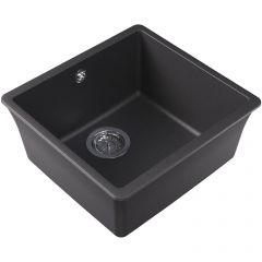 Мойка кухонная прямоугольная Флорентина (Florentina) Вега 400 Черная (22.315.C0400.102)