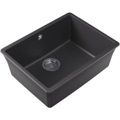 Мойка кухонная прямоугольная Флорентина (Florentina) Вега 500 Черная (22.320.D0500.102)