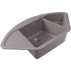 Мойка кухонная угловая Флорентина (Florentina) Веста Грей (20.285.E1005.305)