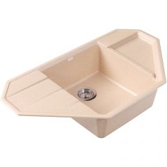 Мойка кухонная угловая Bamboo (Бамбу) Крона 910 Латте (29.040.D0910.403)