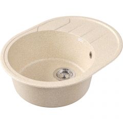 Мойка кухонная овальная Bamboo (Бамбу) Лиана 620 Дюна (29.020.B0620.402)