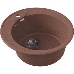 Мойка кухонная округлая Bamboo (Бамбу) Ротанг 500 Терракота (29.010.B0500.406)