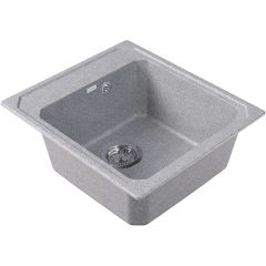 Мойка кухонная квадратная Bamboo (Бамбу) Кардинал 450 Серый (29.030.B0450.408)