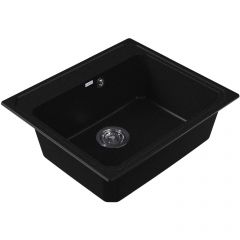 Мойка кухонная прямоугольная Bamboo (Бамбу) Кардинал 570 Черный (29.030.D0570.407)