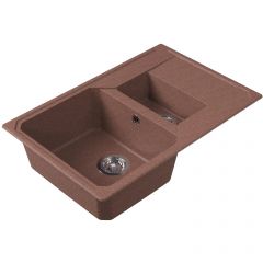 Мойка кухонная прямоугольная Bamboo (Бамбу) Кардинал 760К Терракота (29.035.D0760.406)