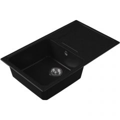 Мойка кухонная прямоугольная Bamboo (Бамбу) Кардинал 840 Черный (29.030.D0840.407)