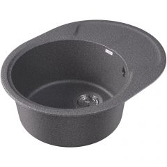 Мойка кухонная овальная Dr. gans (Др. Ганс) Берта 620 Базальт (25.040.B0620.409)