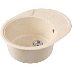 Мойка кухонная овальная Dr. gans (Др. Ганс) Берта 620 Дюна (25.040.B0620.402)