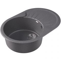 Мойка кухонная овальная Dr. gans (Др. Ганс) Берта 760 Базальт (25.040.C0760.409)