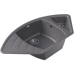 Мойка кухонная угловая Dr. gans (Др. Ганс) Габи Базальт (25.050.E1015.409)