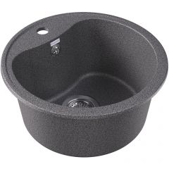 Мойка кухонная округлая Dr. gans (Др. Ганс) Дора Базальт (25.015.B0435.409)