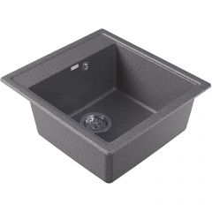Мойка кухонная квадратная Dr. Gans (Др. Ганс) Ника (Nika) 470 Базальт (25.070.B0470.409)