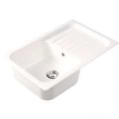 Мойка кухонная прямоугольная Dr. Gans (Др. Ганс) Адель Белый (25.090.C0780.401)