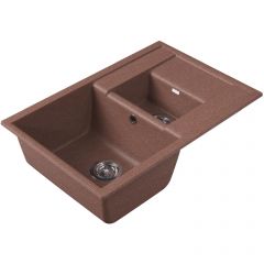 Мойка кухонная прямоугольная Dr. Gans (Др. Ганс) Астра (Astra) 760К Терракота (25.065.D0760.406)