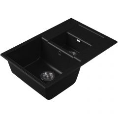 Мойка кухонная прямоугольная Dr. Gans (Др. Ганс) Астра (Astra) 760К Черный (25.065.D0760.407)