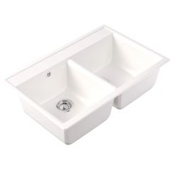 Мойка кухонная прямоугольная Dr. Gans (Др. Ганс) Астра (Astra) 780 Белый (25.060.E0780.401)