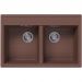 Мойка кухонная прямоугольная Dr. Gans (Др. Ганс) Астра (Astra) 780 Терракота (25.060.E0780.406)