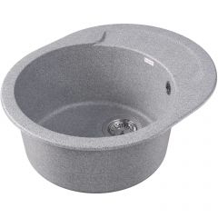 Мойка кухонная овальная Dr. Gans (Др. Ганс) Берта 580 Серый (25.040.B0580.408)