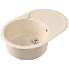 Мойка кухонная овальная Dr. Gans (Др. Ганс) Берта 760 Дюна (25.040.C0760.402)