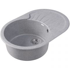 Мойка кухонная овальная Dr. Gans (Др. Ганс) Берта 760 Серый (25.040.C0760.408)