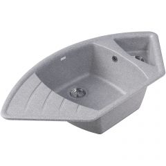 Мойка кухонная угловая Dr. Gans (Др. Ганс) Габи Серый (25.050.E1015.408)