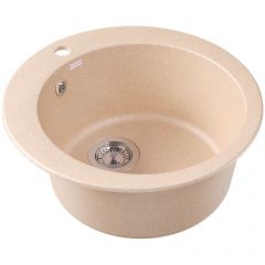 Мойка кухонная округлая Dr. Gans (Др. Ганс) Гала Латте (25.010.B0510.403)