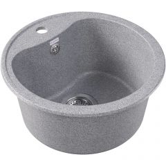 Мойка кухонная округлая Dr. Gans (Др. Ганс) Дора Серый (25.015.B0435.408)