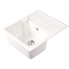 Мойка кухонная прямоугольная Dr. Gans (Др. Ганс) Лора 620 Белый (25.020.A0620.401)