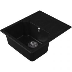 Мойка кухонная прямоугольная Dr. Gans (Др. Ганс) Лора 620 Черный (25.020.A0620.407)