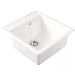 Мойка кухонная прямоугольная Dr. Gans (Др. Ганс) Ника (Nika) 470 Белый (25.070.B0470.401)