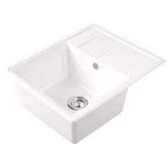 Мойка кухонная прямоугольная Dr. Gans (Др. Ганс) Ника (Nika) 580 Белый (25.070.B0580.401)