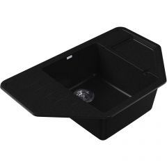 Мойка кухонная угловая Dr. Gans (Др. Ганс) Рио Черный (25.080.C0800.407)
