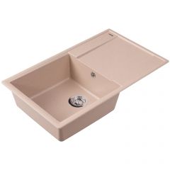 Мойка кухонная прямоугольная Flortek (Флортек) Консул 840 Песочный (23.020.D0840.107)