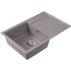 Мойка кухонная прямоугольная Flortek (Флортек) Консул 760 Грей (23.020.C0760.305)