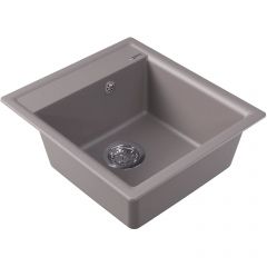 Мойка кухонная прямоугольная Flortek (Флортек) Консул 450 Грей (23.020.B0450.305)