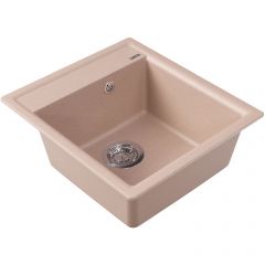 Мойка кухонная прямоугольная Flortek (Флортек) Консул 450 Песочный (23.020.B0450.107)