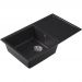 Мойка кухонная прямоугольная Flortek (Флортек) Консул 840 Антрацит (23.020.D0840.302)