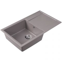 Мойка кухонная прямоугольная Flortek (Флортек) Консул 840 Грей (23.020.D0840.305)