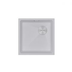 Мойка кухонная Paulmark (Паульмарк) Lumi 45 Uni-Skew белый, LU45SK-WH