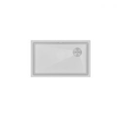 Мойка кухонная Paulmark (Паульмарк) Lumi 74 Uni-Skew белый, LU74SK-WH