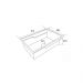 Мойка кухонная Paulmark (Паульмарк) Glamp 81 Duo белый, PM028148-WH