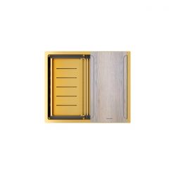 Мойка кухонная Paulmark (Паульмарк) Next-Multi Sink 54 Uni брашированное золото, PM785445-BG