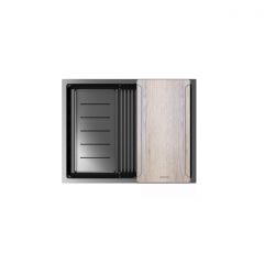 Мойка кухонная Paulmark (Паульмарк) Next-Multi Sink 58 Uni вороненая сталь, PM785845-GM