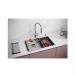 Мойка кухонная Paulmark (Паульмарк) Next-Multi Sink 74 Uni брашированная сталь, PM787445-BS